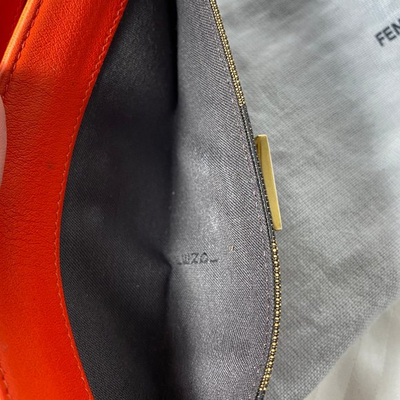 Authentic Fendi Leather & Canvas Turn lock Wallet with Dust Bag - Picture 9 of 16